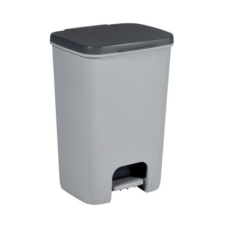CURVER ESSENTIALS Tretabfalleimer 40L anthrazit/grau