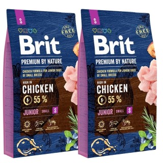 BRIT Premium By Nature Junior Small S 16 kg (2 x 8 kg)