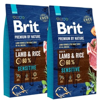 BRIT Premium By Nature Sensitive Lamb 16 kg (2 x 8 kg)