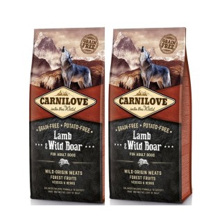 CARNILOVE Lamm &amp, Wildschwein Adult 24 kg (2 x 12 kg)