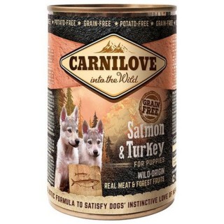 CARNILOVE Puppy Wild Meat Salmon &amp, Turkey 400 g
