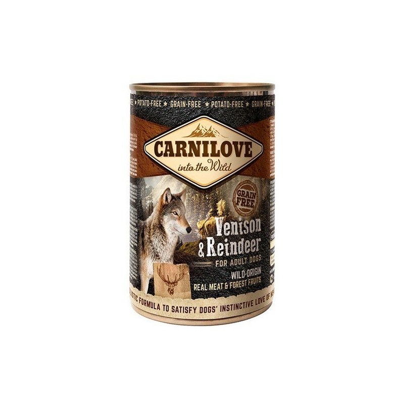 CARNILOVE Adult Wildfleisch &amp, Rentier, Venison &amp, Reindeer 400g