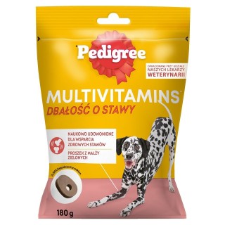 PEDIGREE Multivitamins Gelenkpflege 180g: Ergänzungsfutter für ausgewachsene Hunde mit Huhn.