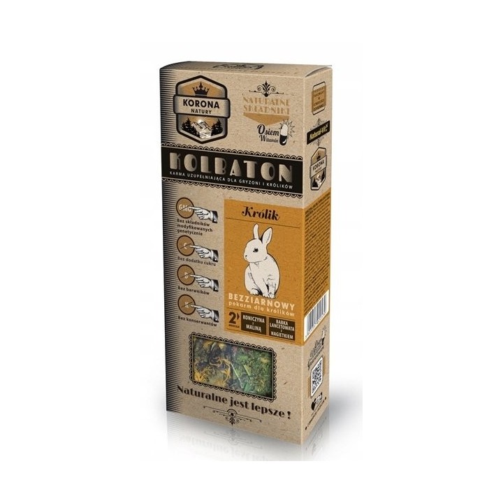 NATURAL-VIT Korona Natury Kaninchenklee und Himbeer-/Klee- und Ringelblumenkuchen