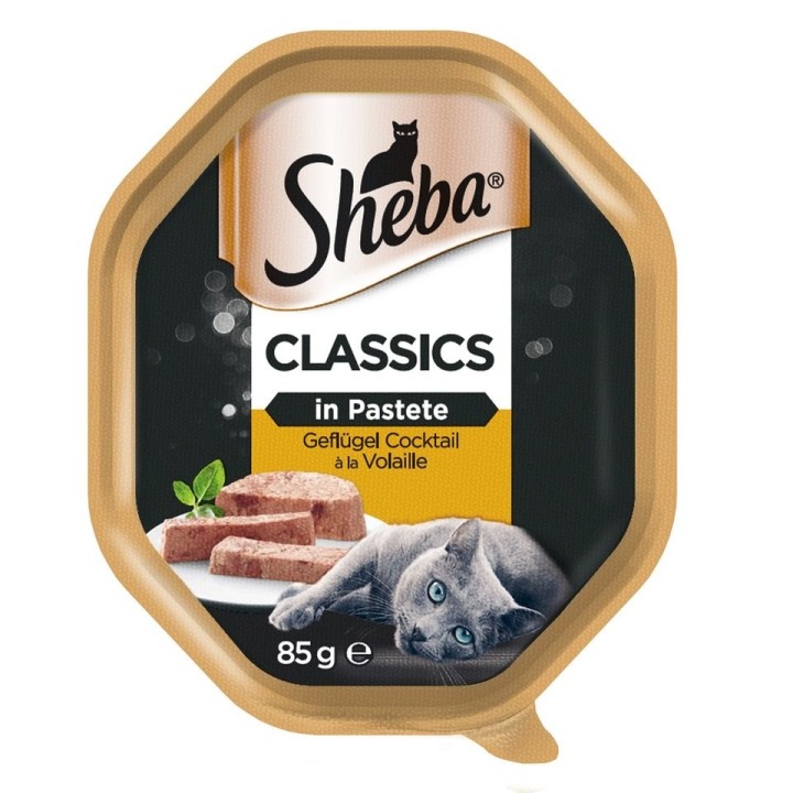 SHEBA Classics in Pastete Geflügel Cocktail 85g