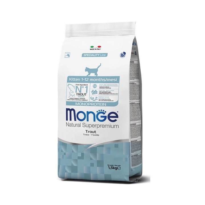 MONGE Monoprotein Kitten mit Forelle 400g