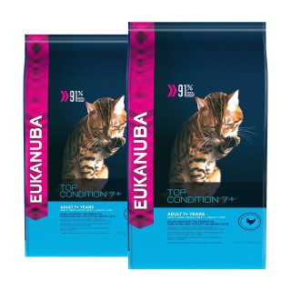 EUKANUBA Cat Senior All Breeds Top Condition Chicken &amp, Liver 20 kg (2 x 10 kg)