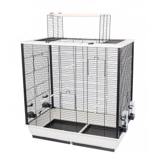 INTERZOO Fiona Vogelkäfig 78 cm warm grau