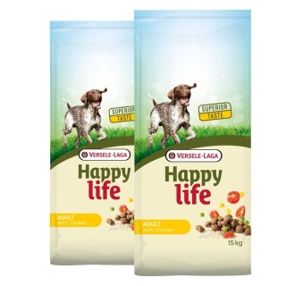 VERSELE-LAGA Happy Life Adult with Chicken 30 kg (2 x 15 kg)