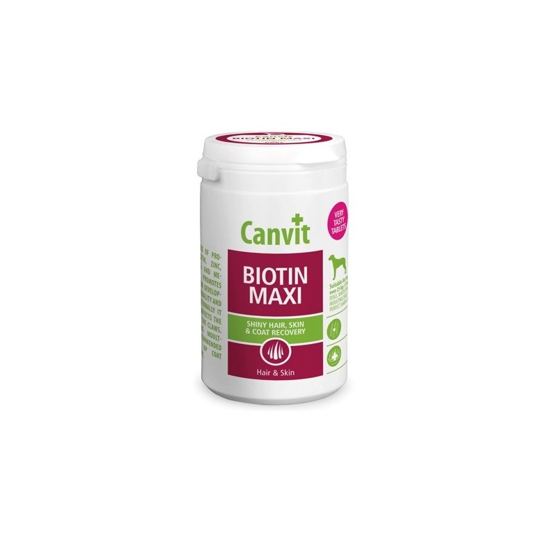 CANVIT Dog Biotin Maxi 500g Haut und Fell von Hunden großer Rassen