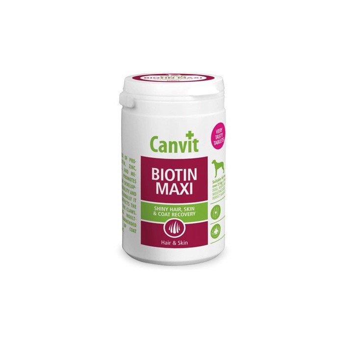 CANVIT Dog Biotin Maxi 500g Haut und Fell von Hunden großer Rassen