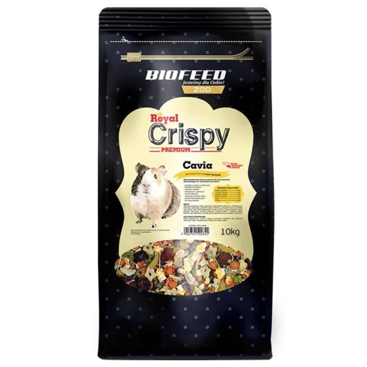 BIOFEED Royal Crispy Premiumfutter für Meerschweinchen 10 kg