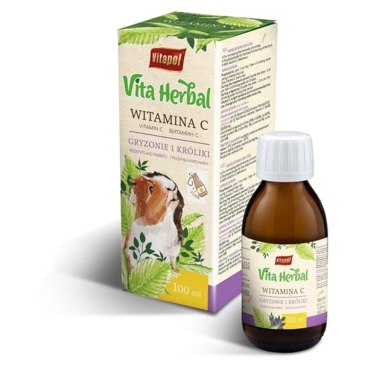 VITAPOL Vita Herbal Vitamin C für Nager und Kaninchen 100 ml