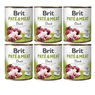 BRIT Pate&amp,Meat Duck 6x800 g