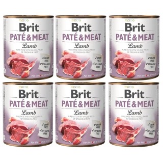 BRIT Pate&amp,Meat lamb 6x800 g
