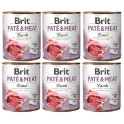 BRIT Pate&amp,Meat lamb 6x800 g