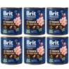 BRIT Premium by Nature chicken, hearts 6x800 g