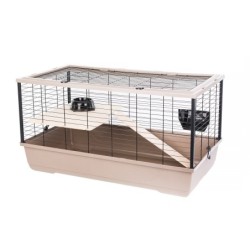 INTERZOO Bunny 100 De Luxe Käfig für Nager 100 cm mokka