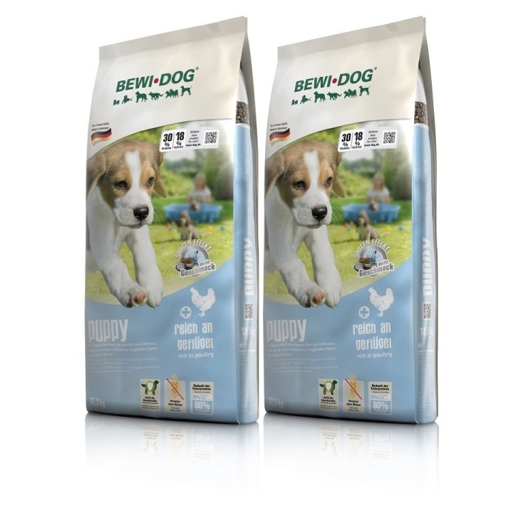 BEWI DOG Puppy 2 x 12,5 kg