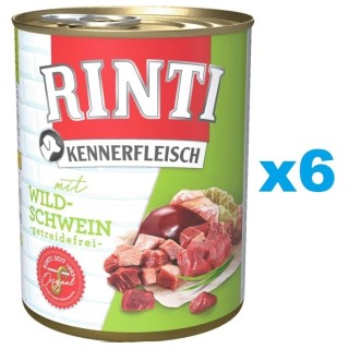 RINTI Kennerfleisch Wildschwein 6x400g