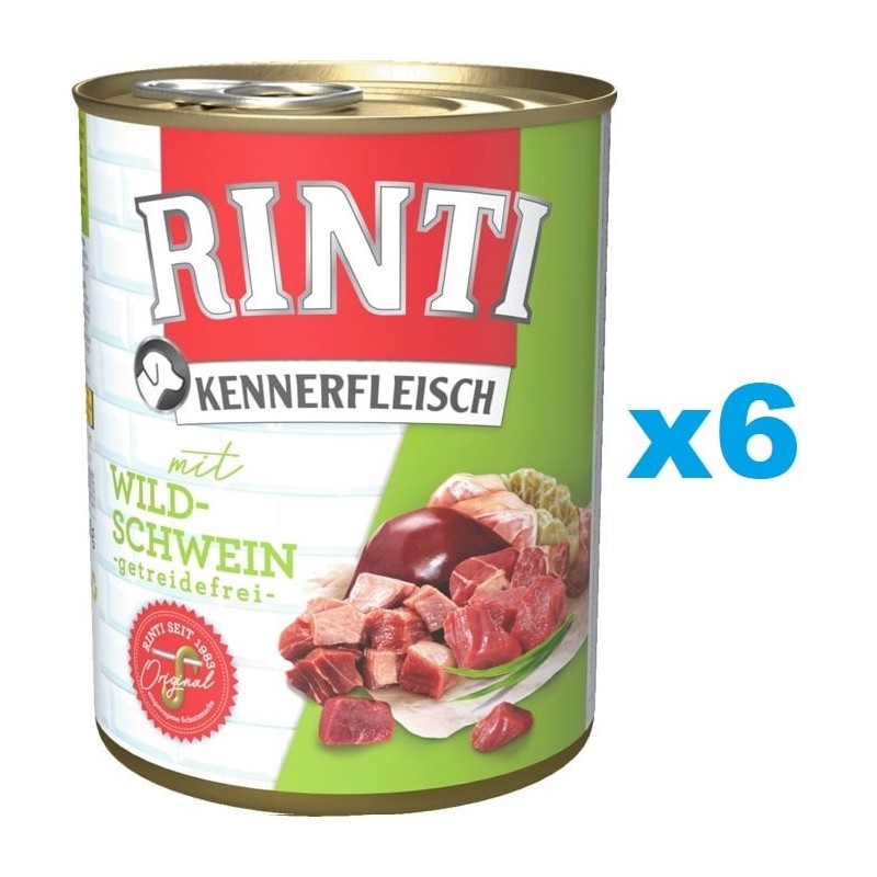 RINTI Kennerfleisch Wildschwein 6x400g