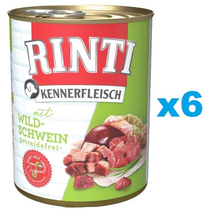 RINTI Kennerfleisch Wildschwein 6x400g