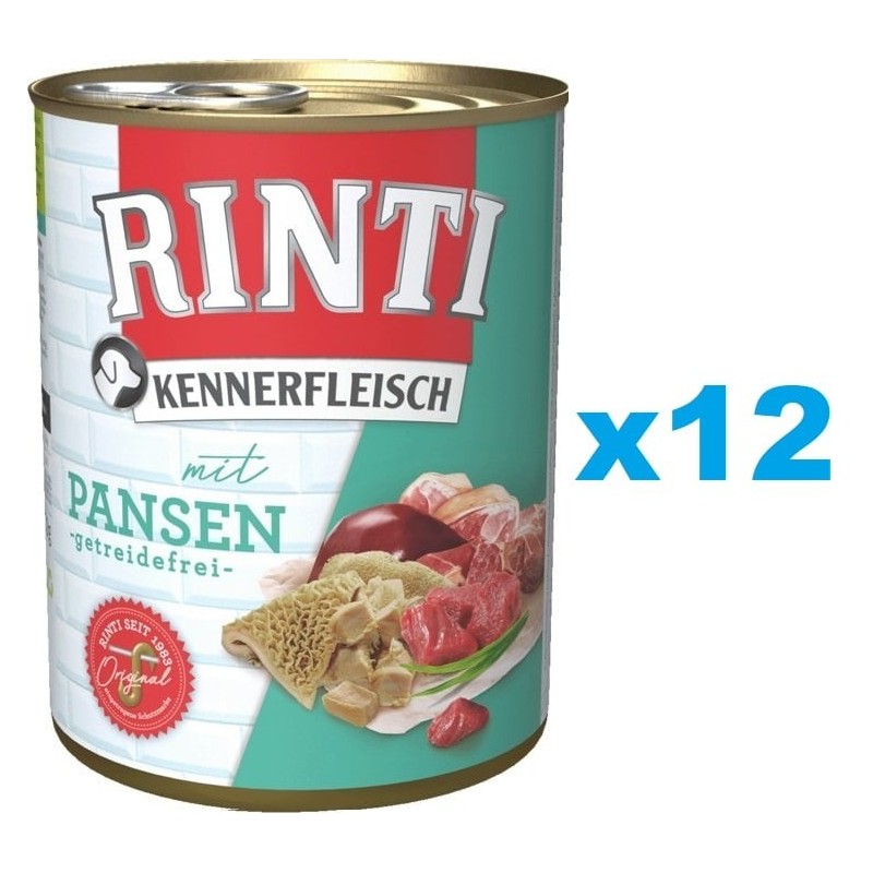 RINTI Kennerfleisch mit Pansen 12x400g