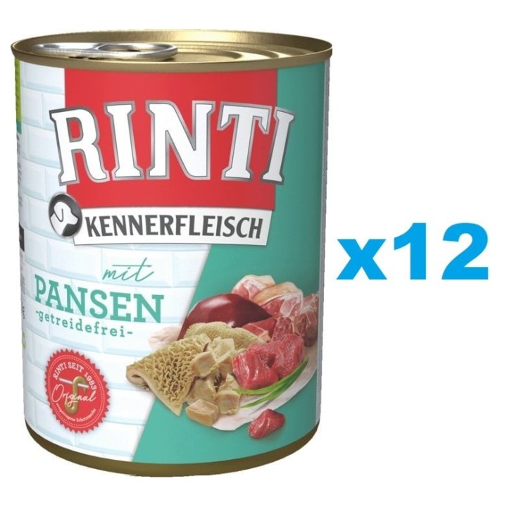 RINTI Kennerfleisch mit Pansen 12x400g