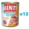 RINTI Kennerfleisch Junior 12x400g mit Huhn für Welpen