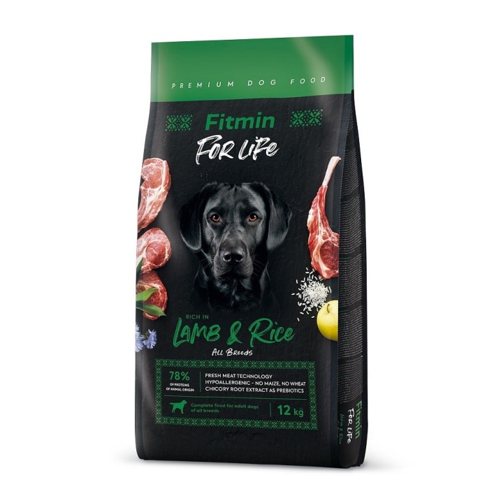 FITMIN dog For Life Lamb &amp, Rice 12 kg