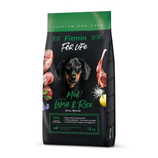 FITMIN dog For Life Lamb &amp, Rice Mini 12 kg
