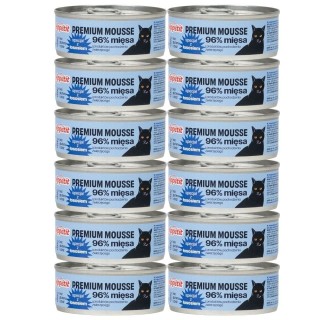 COMFY APPETIT PREMIUM Mousse mit Lachs für Katzen 12x85 g