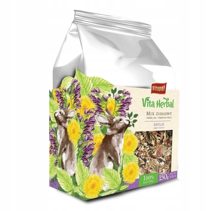 VITAPOL Vita Herbal Kräutermischung für Kaninchen 150 g