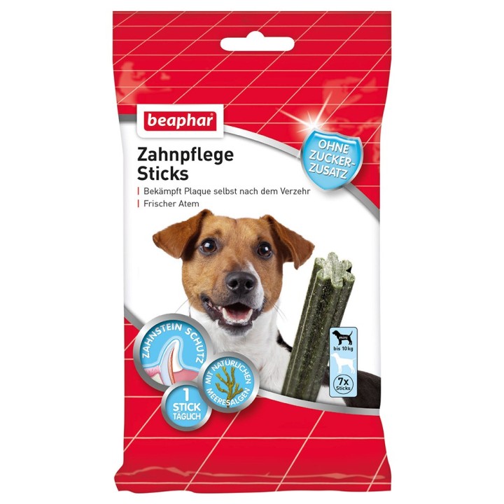 Beaphar Zahnpflege Sticks - Sparpaket: S , 3 x 7 Stück