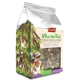 VITAPOL Vita Herbal Johannisbrot für Nager und Kaninchen 170 g