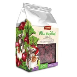 VITAPOL Vita Kräuter Rote Beete für Nager und Kaninchen 100 g