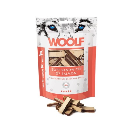 WOOLF Soft Sandwich Of Salmon 100g weiche Sandwiches mit Lachs