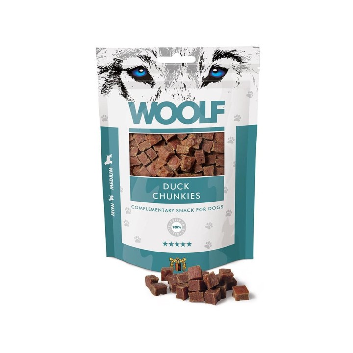 WOOLF Duck Chunkies 100g Entenhäppchen