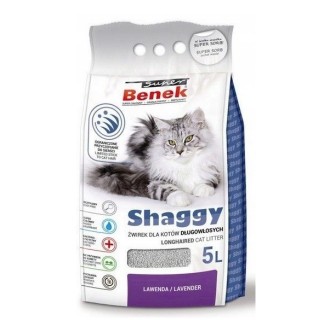 BENEK Shaggy Lavendel Streu für langhaarige Katzen 5L x 2 ( 10L )