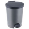 CURVER Mülleimer mit Fußpedal 15 l silber