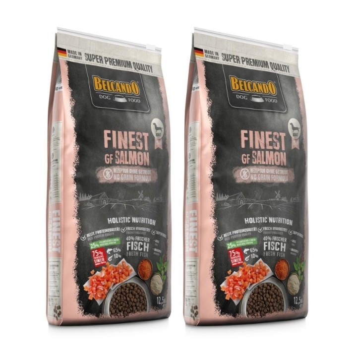 BELCANDO Finest Grain Free Salmon XS-M 25 kg (2x12.5 kg)