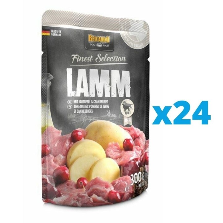 BELCANDO Finest Selection Lamm mit Kartoffeln &amp, Cranberries 24x300 g