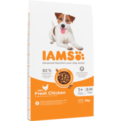 IAMS for Vitality für Hunde kleiner und mittelgroßer Rassen mit frischem Huhn 5 kg
