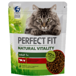 PERFECT FIT Natural Vitality 1+: Trockenfutter mit Rind und Huhn 650 g