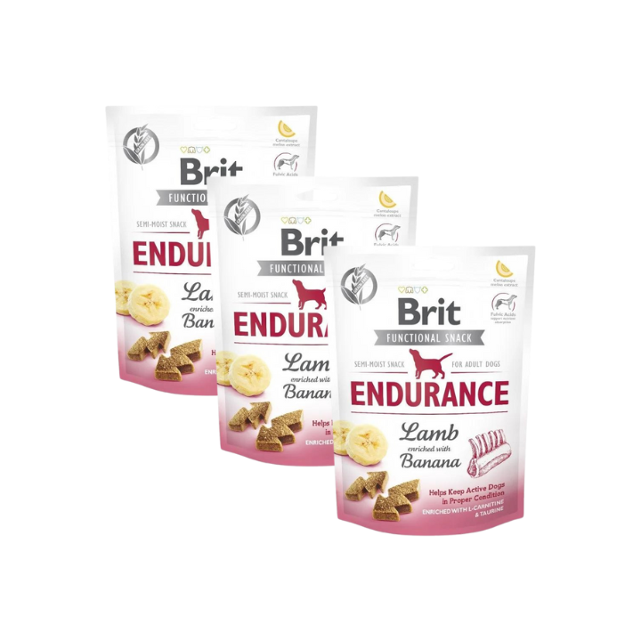 BRIT Care Dog Functional Snack Endurance Lamb 3x150 g mit Lamm