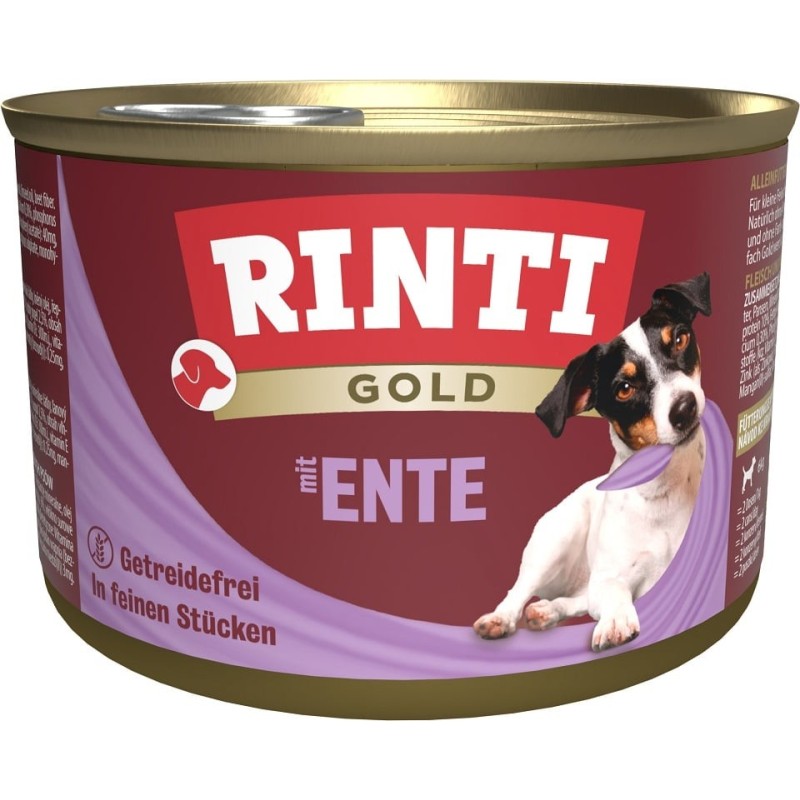 RINTI Gold Duck hearts Mini Entenherzen für kleine Rassen 185 g