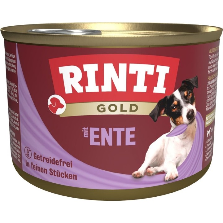RINTI Gold Duck hearts Mini Entenherzen für kleine Rassen 185 g