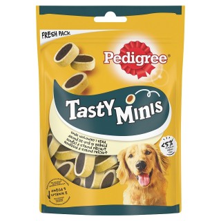 PEDIGREE Tasty Minis mit Käse und Rindfleischgeschmack 140 g