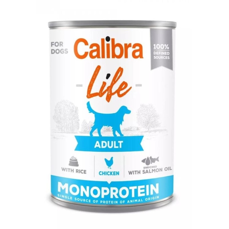 CALIBRA Dog Life Adult Chicken with Rice 400 g mit Hühnchen und Reis
