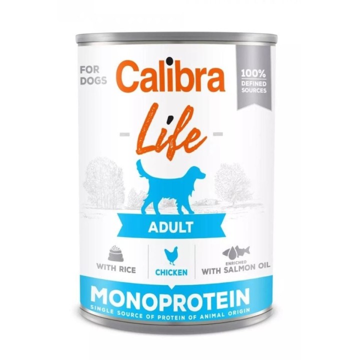 CALIBRA Dog Life Adult Chicken with Rice 400 g mit Hühnchen und Reis